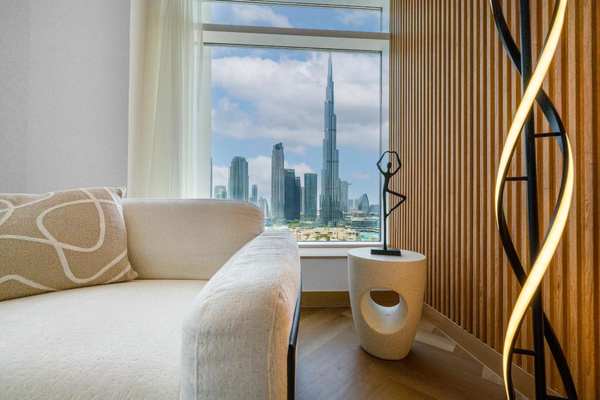 Upgraded Apartment With Stunning Burj Khalifa View Дубай Экстерьер фото